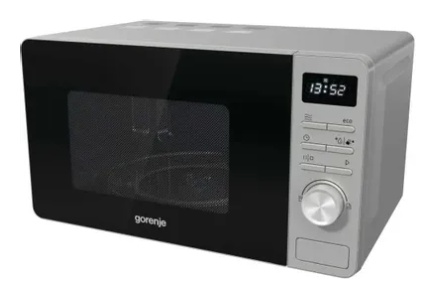 Микроволновая печь Gorenje MO20A3X нержавеющая сталь, 20 л, 800 Вт, переключатели - электронное управление