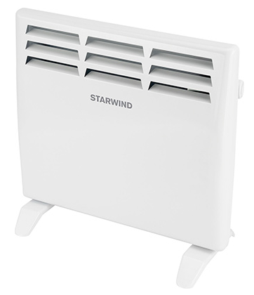 Конвектор Starwind SHV1020 белый 2000 Вт, 25 м2, термостат