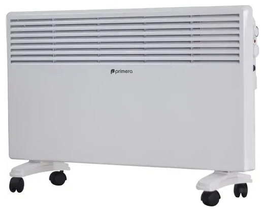 Конвектор Primera PHP-2000-MXB, белый, 2000 Вт, 25 м2, термостат