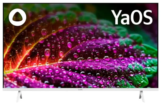 Телевизор BBK 40" 40LEX-7244/FTS2C (W) LED YaOS Frameless белый FULL HD 60Hz DVB-T2 DVB-C DVB-S2 USB WiFi Smart TV