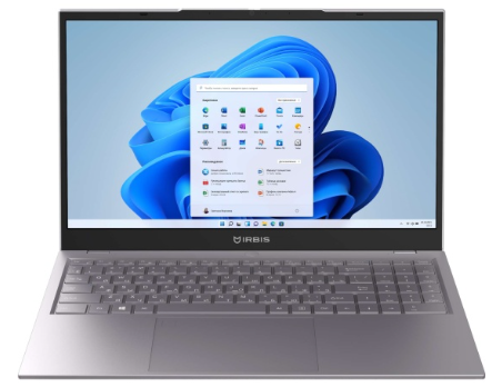 Ноутбук IRBIS 15NBP3508 15.6" FHD (1920x1080) IPS 300cd,Core i5-1250P,16Gb LPDDR5-5600,512Gb SSD,Wi-Fi 6+BT 5,76Wh,Metal case,Kbd Backlit,FPS,TPM 2.0,1.77kg,Grey,1y warranty,Win11Pro