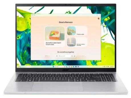 Ноутбук Acer Aspire Go AG16-71P 16" WUXGA IPS/Core 5 120U/UMA/16 GB DDR4/SSD 512GB/NoOS/Silver