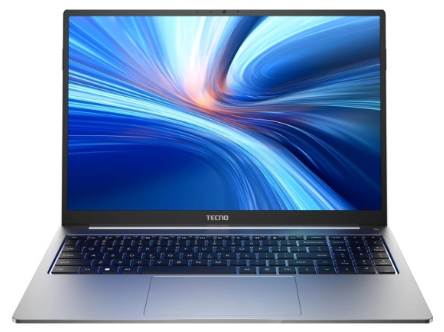 Ноутбук Tecno MegaBook T16RA/16"/IPS/Intel Core i5 13420H/16Gb/1Tb SSD/Intel UHD Graphics/Windows 11 Home/серый/1.74kg