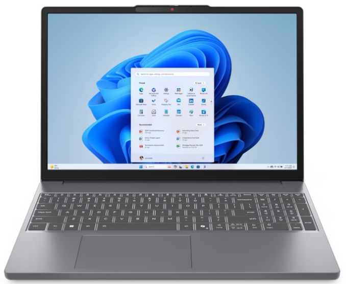 Ноутбук Lenovo IdeaPad Slim 3 15IRH10 Core i5 13420H 16Gb SSD512Gb Intel UHD Graphics 15.3" IPS WUXGA (1920x1200) без ОС grey WiFi BT Cam (83K100DVPS)