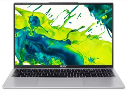 Ноутбук ACER Aspire Lite AL16-54P-586N/16"/IPS/Intel Core i5 1334U/16384Mb/512Gb SSD/Iris Graphics/NoOS/серебристый/1.5kg