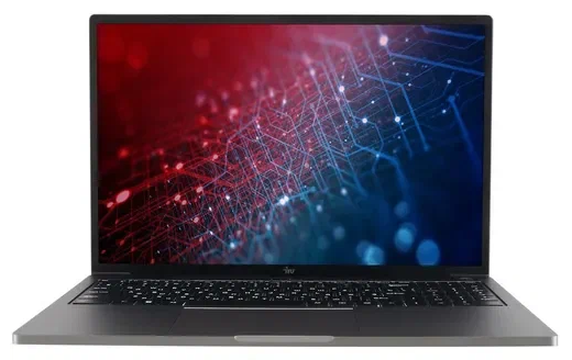 Ноутбук IRU Strato 16ALMR Core i5 12450H 16Gb SSD512Gb Intel UHD Graphics 16" IPS FHD (1920x1200) Windows 11 Pro grey WiFi BT Cam 5400mAh (2142318)
