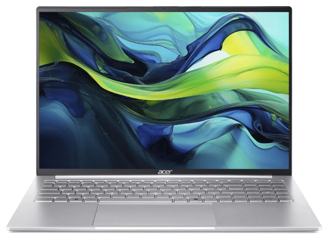 Ноутбук 16" IPS WUXGA ACER Swift SFL16-51M серебристый (Core Ultra 5 115U/16Gb/512Gb SSD/VGA int/noOS) (NX.D3UCD.003)