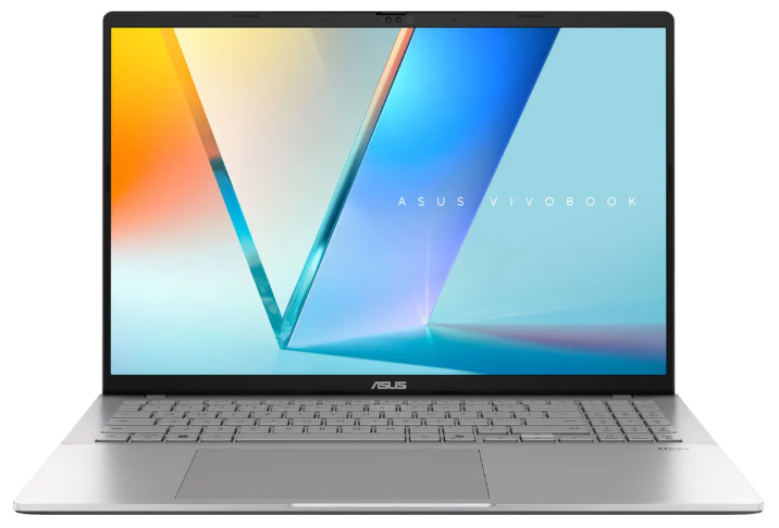 Ноутбук Asus VivoBook S16 M3607KA-SH131 Ryzen AI 5 330 16Gb SSD512Gb AMD Radeon Graphics 16" OLED WUXGA (1920x1200) без ОС silver WiFi BT Cam (90NB16T2-M00990)