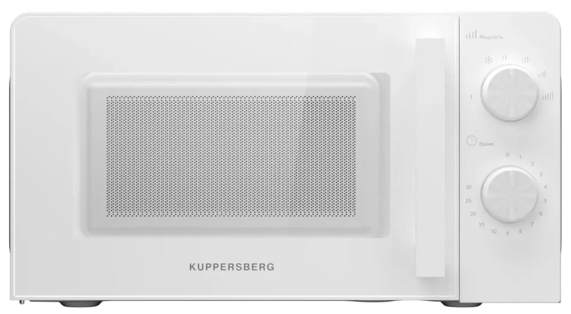 Микроволновая печь Kuppersberg TMW 204 W белый, 20 л, 700 Вт, переключатели - поворотный механизм
