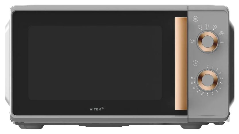 Микроволновая печь Vitek VT-MW1920 20л. 700Вт серый/золотистый