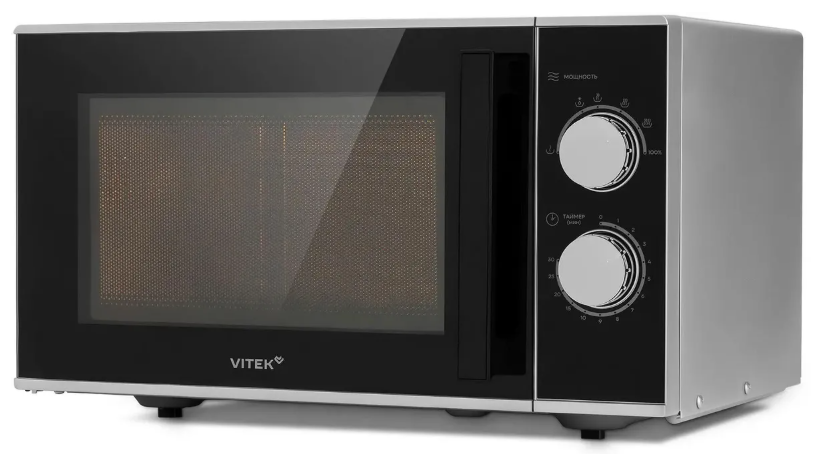 Микроволновая печь Vitek VT-MW0823 23л. 900Вт серебристый/черный