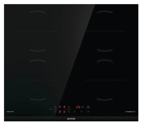 Индукционная варочная поверхность Gorenje GI6401BC, 4 конфорки, стеклокерамика, 7200 Вт