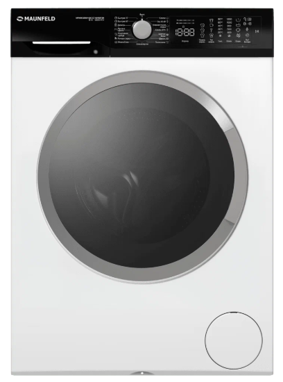 Стиральная машина с инвертором и паром MAUNFELD MFWM128WH400 ST INVERTER