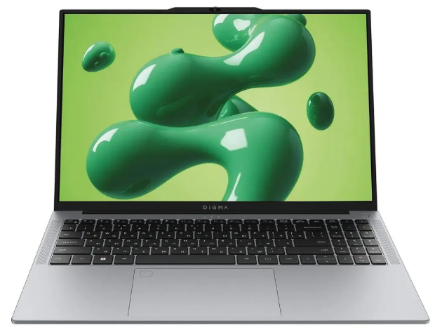 Ноутбук Digma Chronos Core 5 210H 16Gb SSD512Gb Intel Graphics 16" IPS WUXGA (1920x1200) Windows 11 Pro silver WiFi BT Cam 6500mAh (DN16P5-ADXW02)