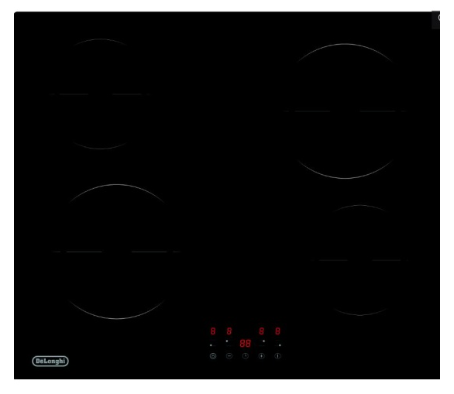 Варочная поверхности Delonghi Satora 6E0 CT черное стекло