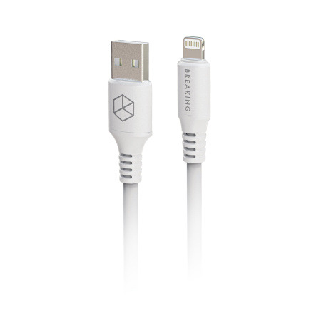 Кабель Breaking Soft Touch K19, USB-A - Lightning, 12W, 2.4A, 1м (Зеленый)
