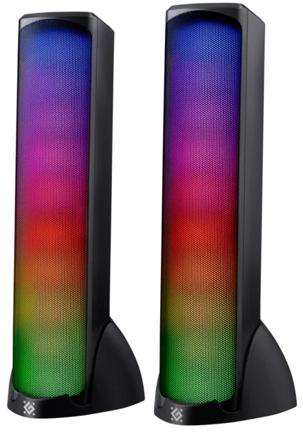 Акустическая система 2.0 DEFENDER SkyPulse 10Вт, BT/RGB, питание от USB (65097)