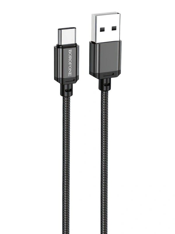 Дата-кабель BOROFONE BX87 Sharp charging data cable for Micro(packaged) (черный)