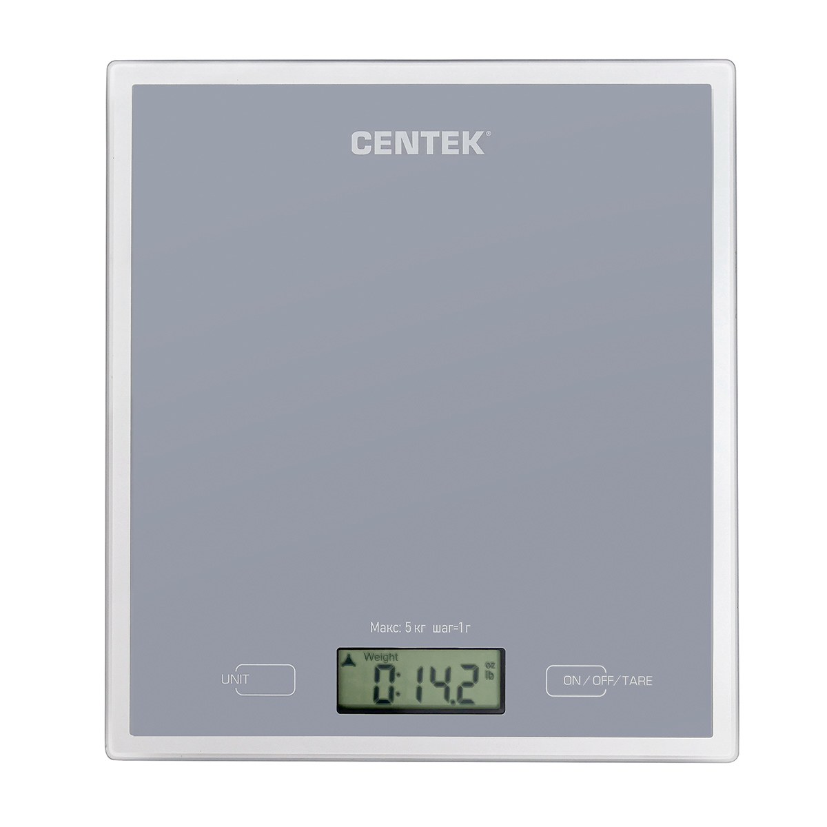 Весы кухонные CENTEK CT-2462 Серебристый