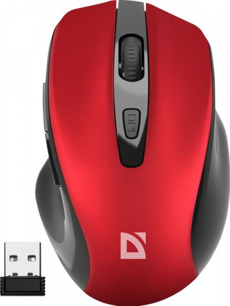 Мышь DEFENDER Prime MB-053 красный, 52052