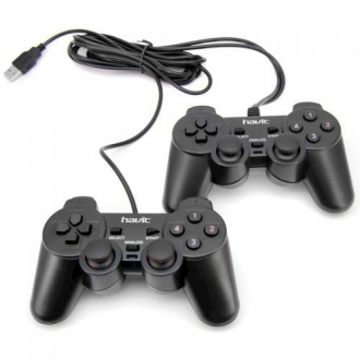 Двойной проводной геймпад HAVIT HV-G61 double USB