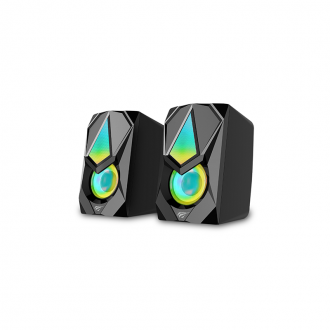 Игровая акустика c  RGB подсветкой HAVIT GAMENOTE HV-SK563 Gaming 2.0 USB 6 Вт.