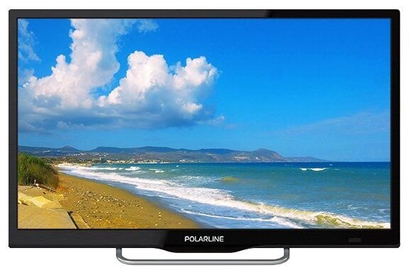 Телевизор 24" PolarLine 24PL12TC черный 1366x768, HD READY, 60 Гц