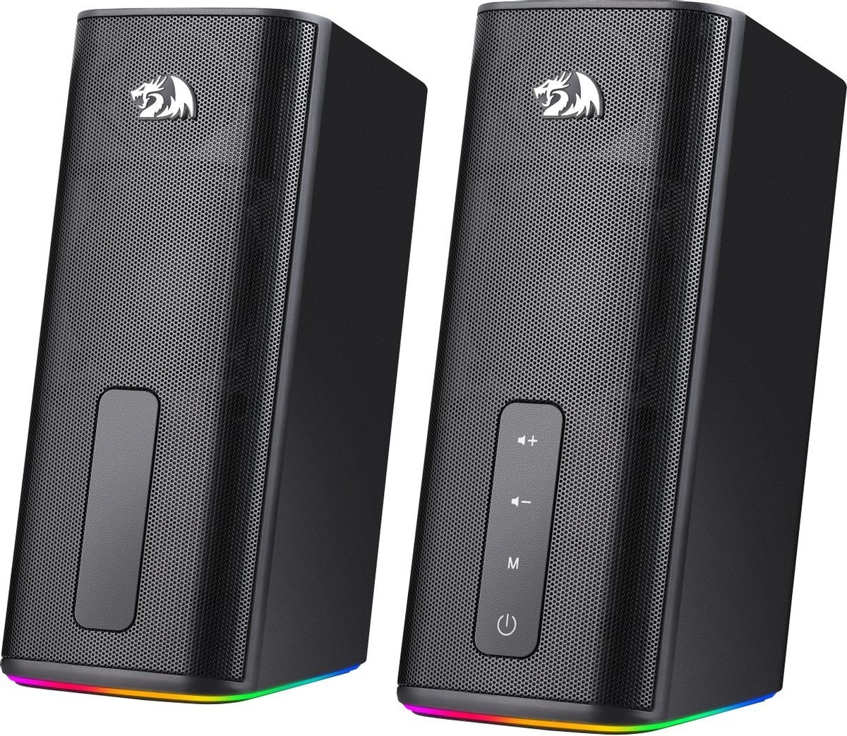 Акустическая система 2.0 Redragon Connie черный,20 Вт,RGB,AUX+BT 71987