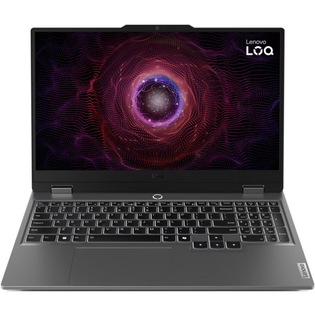 Ноутбук Lenovo LOQ 15ARP9 (83JC0057PS) Ryzen 5 7235HS 16Gb SSD512Gb NVIDIA GeForce RTX 3050 6Gb 15.6" IPS FHD (1920x1080) без ОС grey WiFi BT Cam