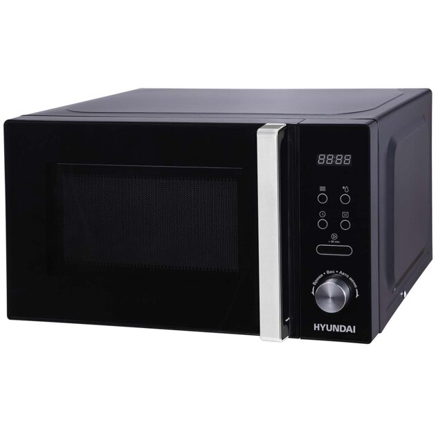 Микроволновая печь Hyundai HYM-D3001 черный/хром, 20л, 700Вт