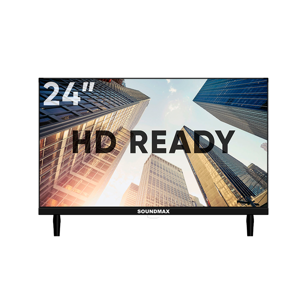 Телевизор 24" Soundmax SM-LED24M09 черный 1366x768, HD, 60 Гц