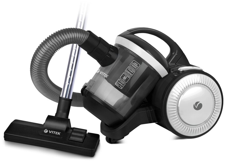 Пылесос VITEK VT-8142 черный/белый
