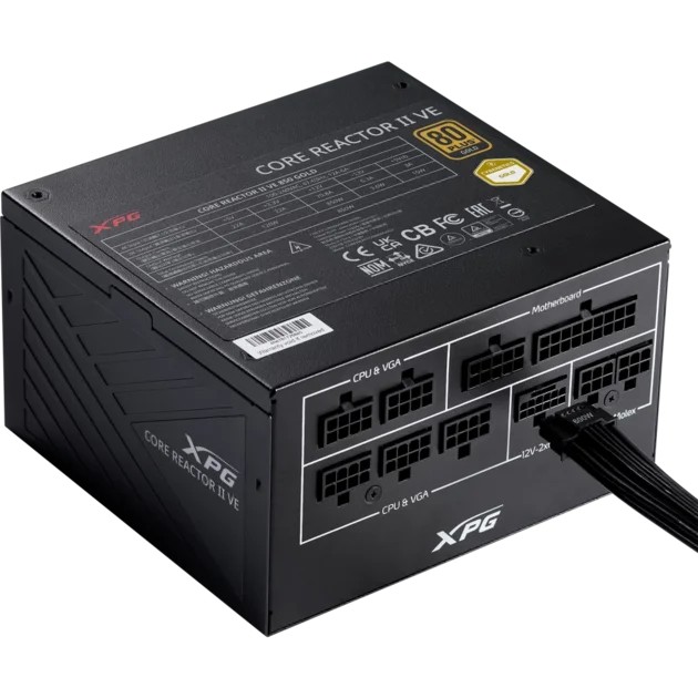 Блок питания XPG Core Reactor II 850 VE (COREREACTORIIVE850G-BKCEU)