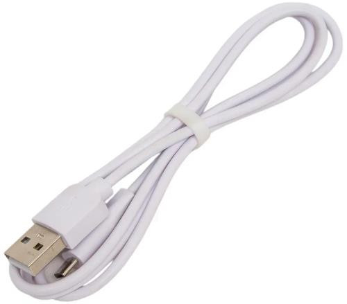 Распродажа!!! Кабель PERFEO  ELASTIC USB A вилка - Micro USB вилка, 2.4A, силикон, длина 1 м, белый, (Арт. U4027)