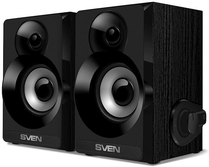 Акустическая система 2.0 SVEN SPS-517 USB, мощность 2x3 Вт(RMS) черный