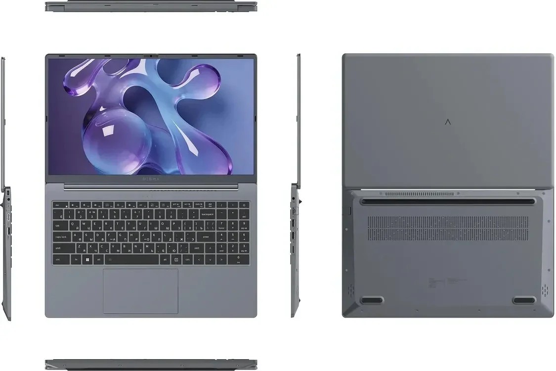 Ноутбук Digma Nova Ryzen 5 3500U (DN15R5-ADXW13-Win11P) 16Gb SSD512Gb AMD Radeon Vega 8 15.6" IPS FHD (1920x1080) grey WiFi BT Cam 6000mAh