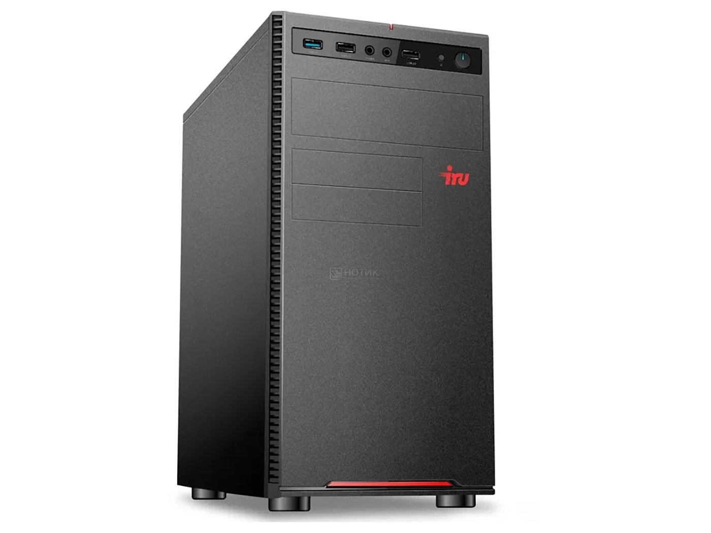 ПК iRU Planio 310H6SEV (2112581) Intel Core i3 12100, DDR4 16ГБ, 256ГБ(SSD), Intel UHD Graphics 730, FreeDOS, черный
