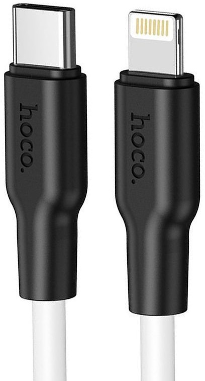 Дата-кабель HOCO X21 Plus Type-C 1м (чёрно-белый)