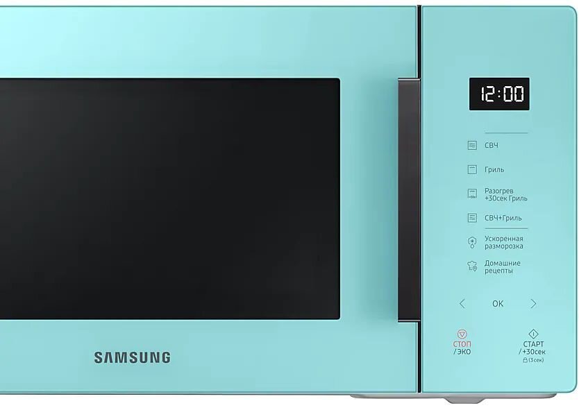 Микроволновая печь Samsung MG23T5018AN/BW мятный