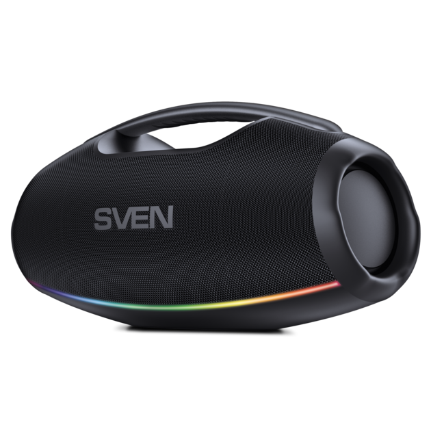 Портативная акустика SVEN PS-990, черный (180 Вт, IPx7, TWS, Bluetooth, USB, 5200мА*ч)