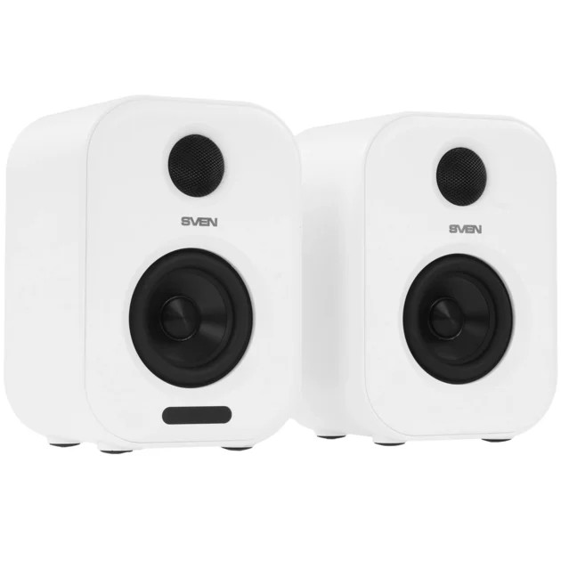 Акустическая система 2.0 SVEN MC-5, белый (50 Вт, Bluetooth, RCA, OPT, USB, microSD, пульт)