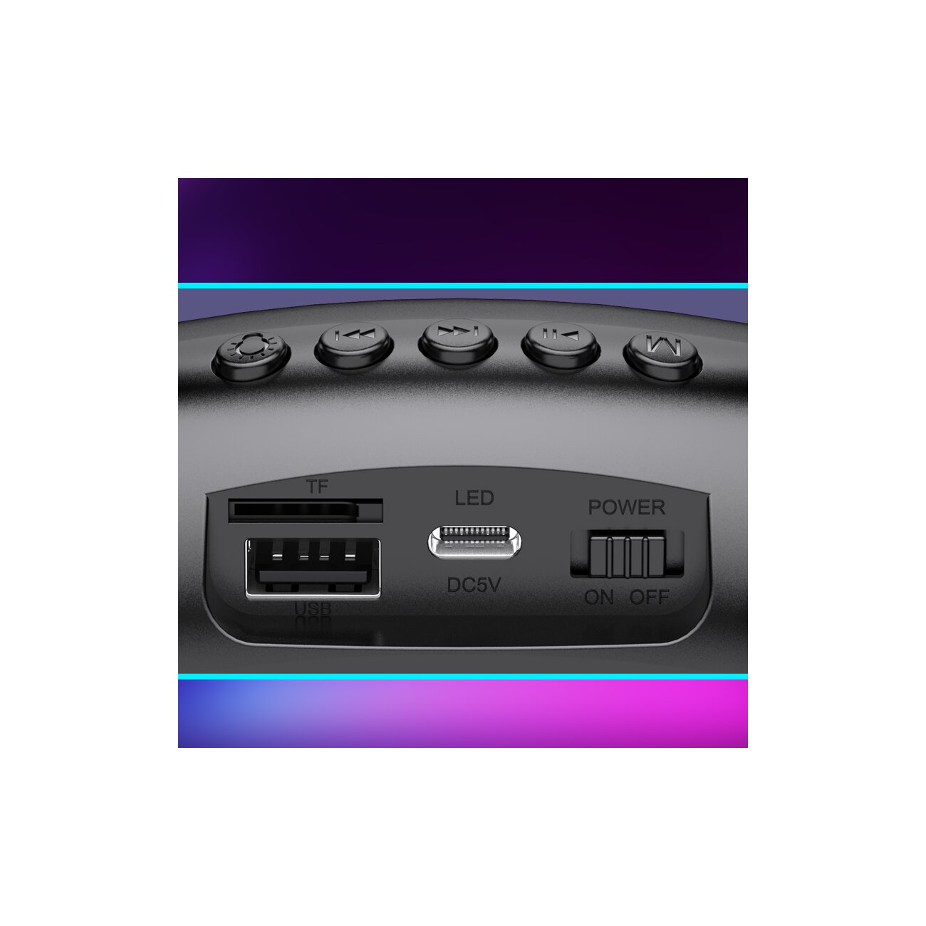 Портативная колонка KAKUSIGA KK-3101 black
