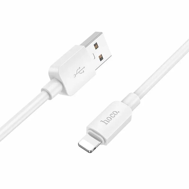 Дата-кабель HOCO X96 Hyper charging Lightning, 1м (белый)