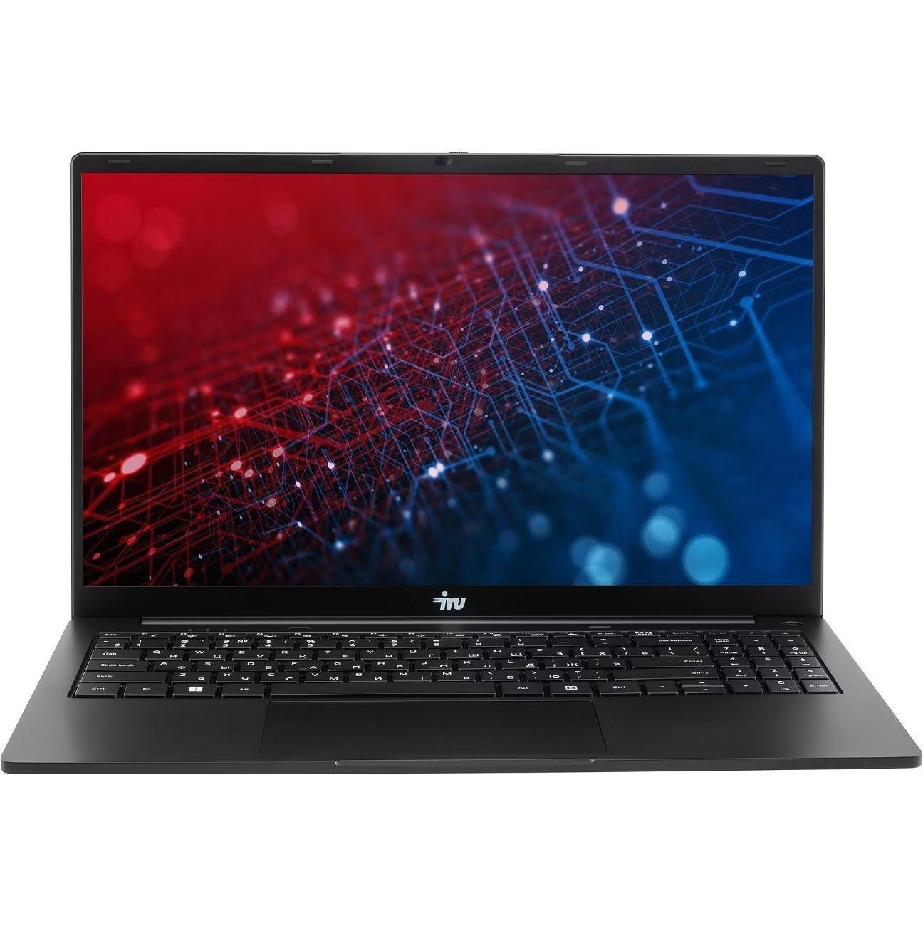 Ноутбук IRU Strato 15ALID5 (2148029) Core i5 1235U 8Gb SSD256Gb Intel UHD Graphics 15.6" IPS FHD (1920x1080) FreeDOS black WiFi BT Cam 6000mAh