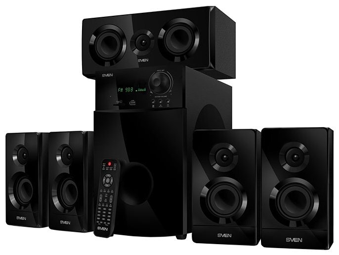 Акустическая система 5.1 SVEN HT-210 черный