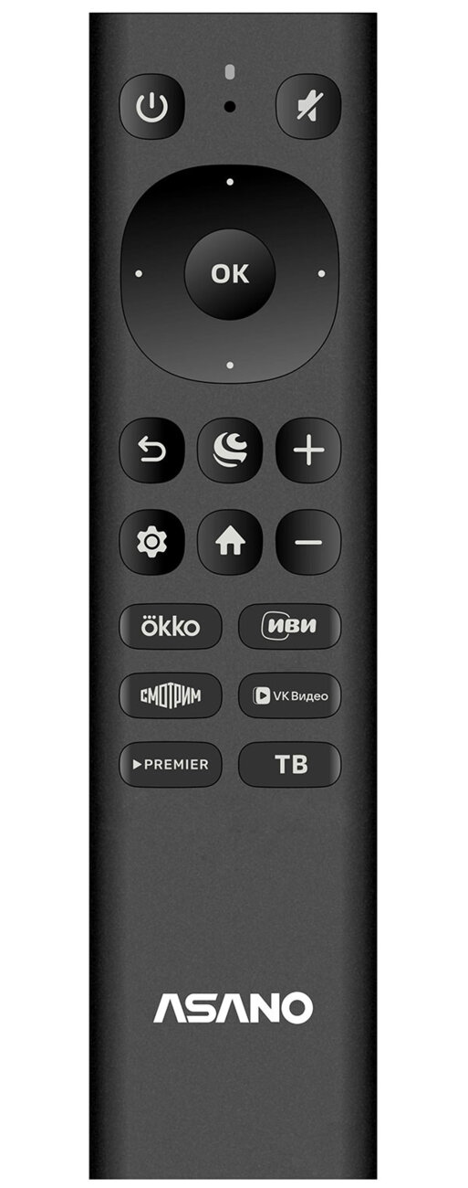 Телевизор 40" ASANO 40LF5020T черный 1920x1080, Full HD, 60 Гц, Wi-Fi, Smart TV, Салют ТВ