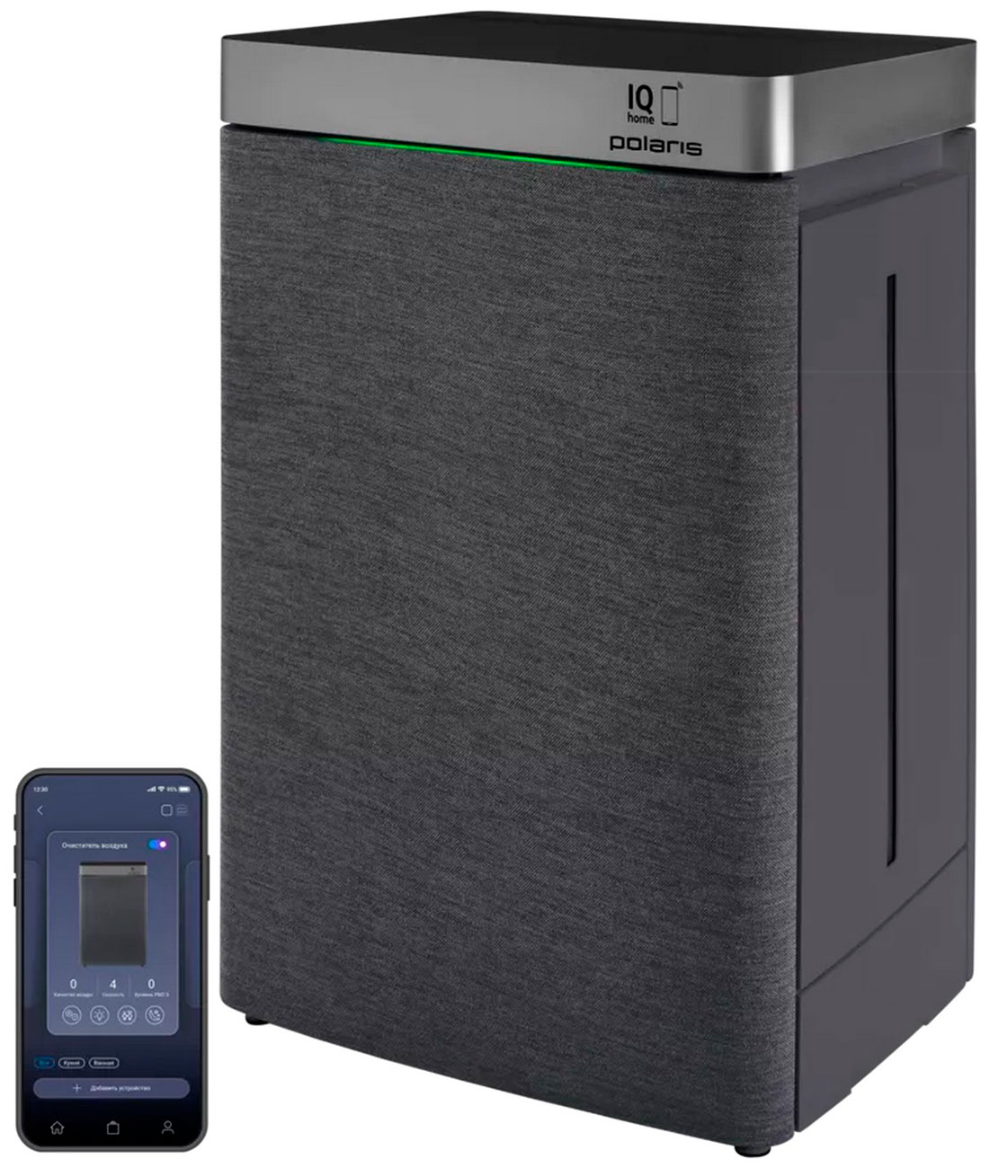 Очиститель воздуха POLARIS PPAT 02A WIFI IQ Home графитовый