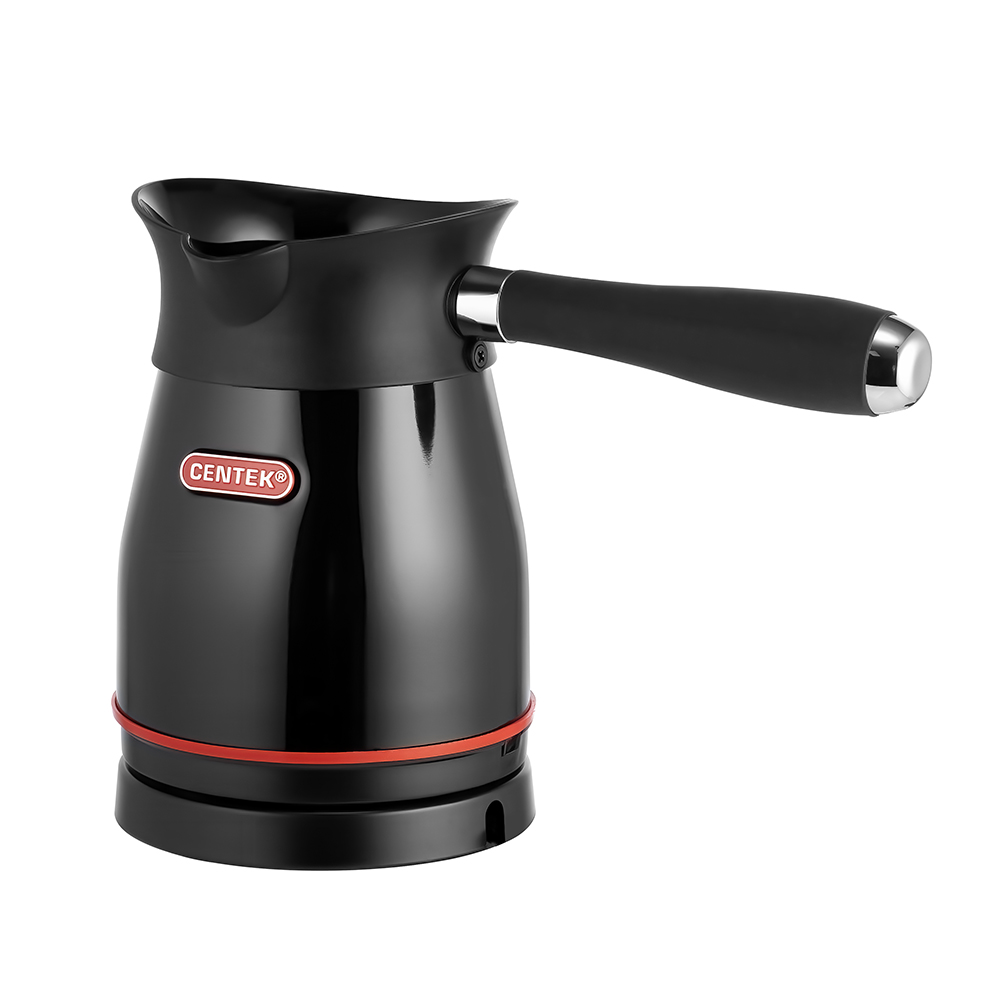 Электрическая турка Centek CT-1098 SS(металл) 0.5л, 480Вт, нерж.сталь, съемная мягкая ручка