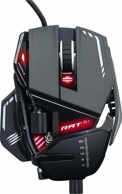 Мышь Mad Catz R.A.T. 8 (MR05DCINBL000-0), игровая, черная