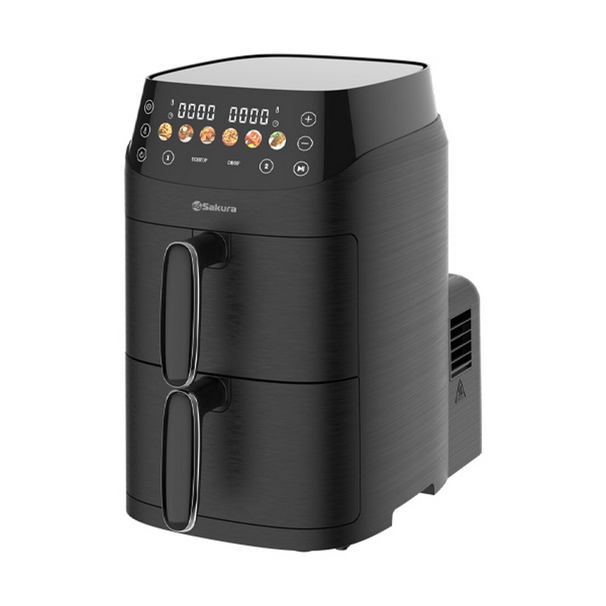 Аэрогриль Sakura SA-7698BK 2 чаши по 2,5л, таймер